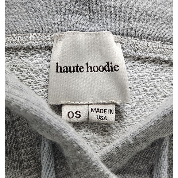 HAUTE HIPPIE cool collectible travel usa flag free people hooded poncho cape o/s - Picture 12 of 12